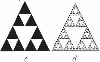 Illustrazione 9: Rappresentazione per la costruzione del triangolo di Sierpinski